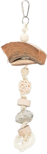 Trixie Natuurspeelgoed Kokosnoot / Rotan / Lavasteen Naturel
